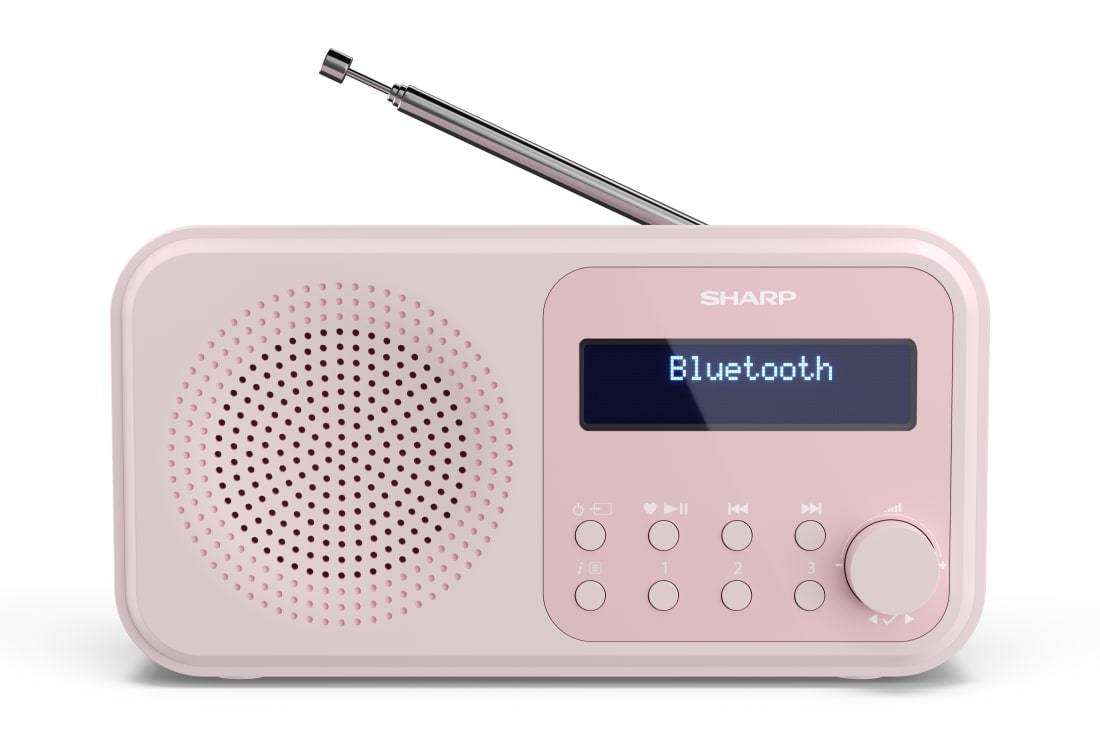 Sharp DR-P420 DAB+ Empfänger pink - AAC - Radio-Tuner