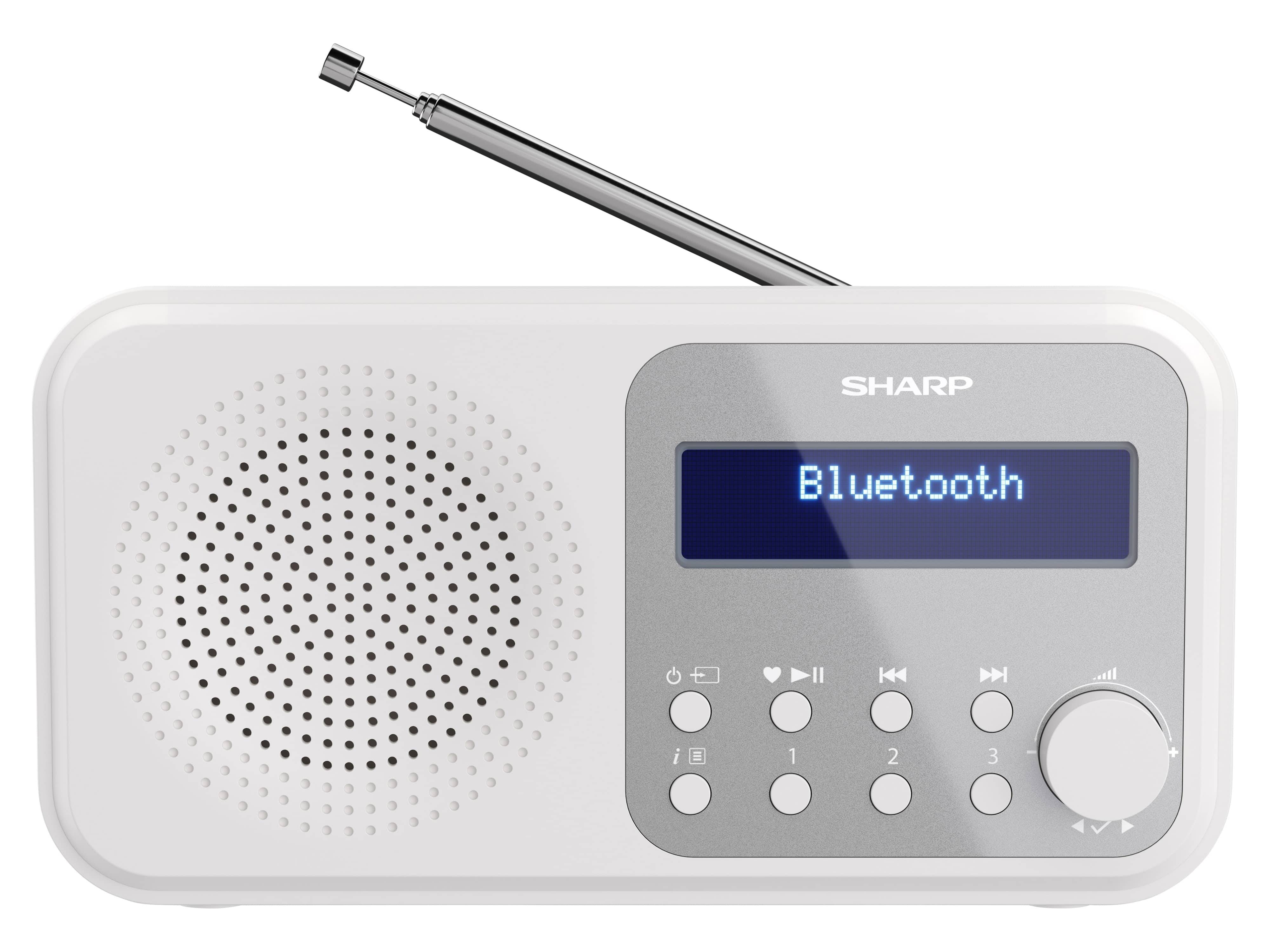 SHARP DAB+/FM Radio DR-P420, USB, Bluetooth, weiß