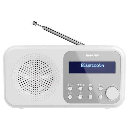 SHARP DAB+/FM Radio DR-P420, USB, Bluetooth, weiß SHARP DAB+/FM Radio DR-P420, USB, Bluetooth, weiß
