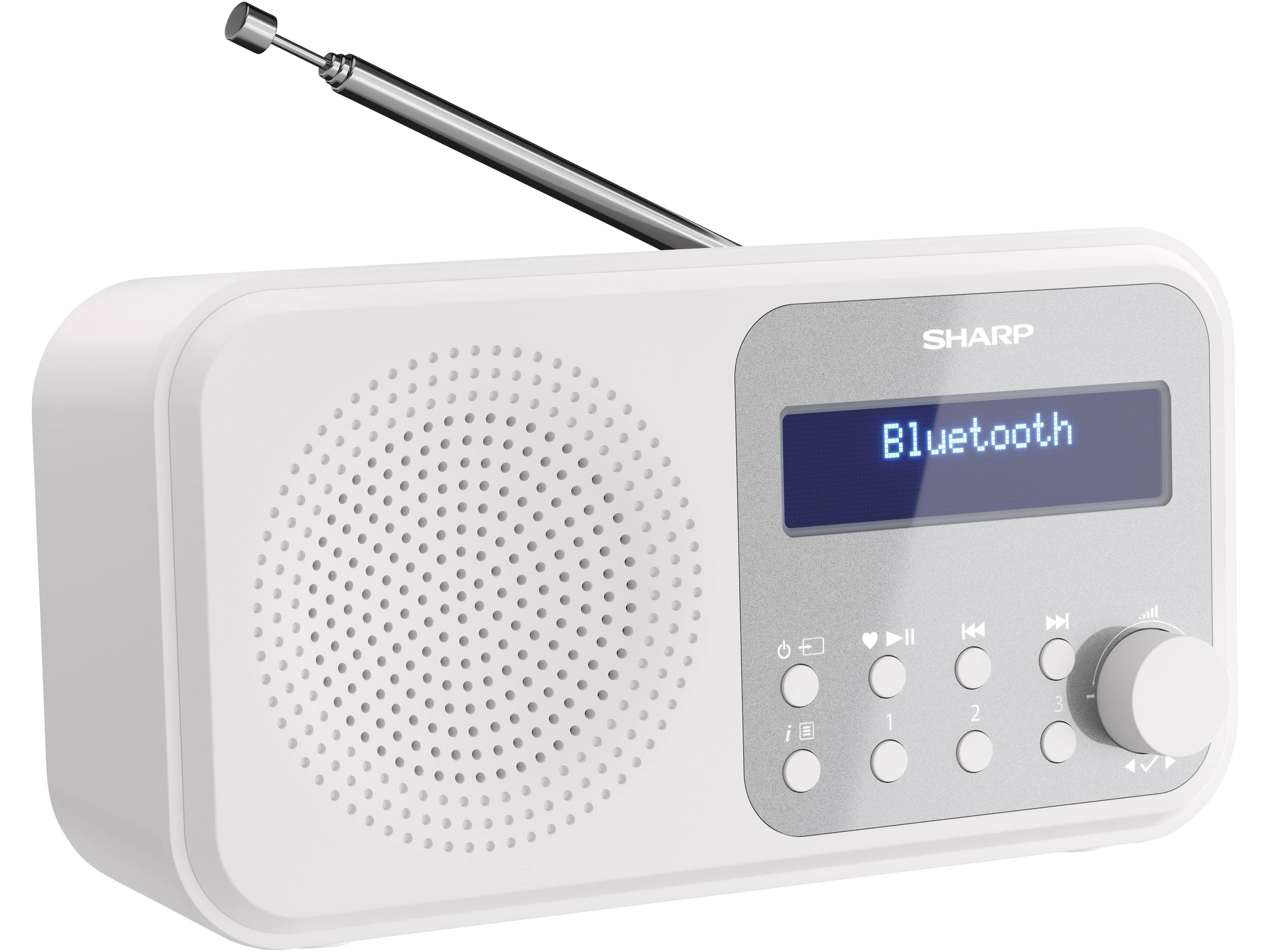 SHARP DAB+/FM Radio DR-P420, USB, Bluetooth, weiß