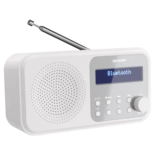 SHARP DAB+/FM Radio DR-P420, USB, Bluetooth, weiß SHARP DAB+/FM Radio DR-P420, USB, Bluetooth, weiß