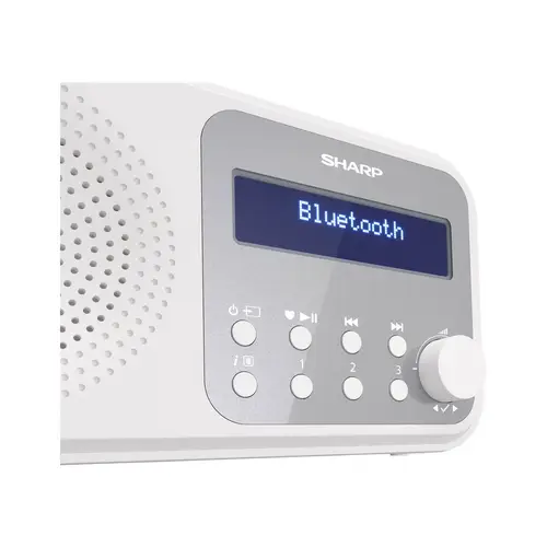 SHARP DAB+/FM Radio DR-P420, USB, Bluetooth, weiß SHARP DAB+/FM Radio DR-P420, USB, Bluetooth, weiß