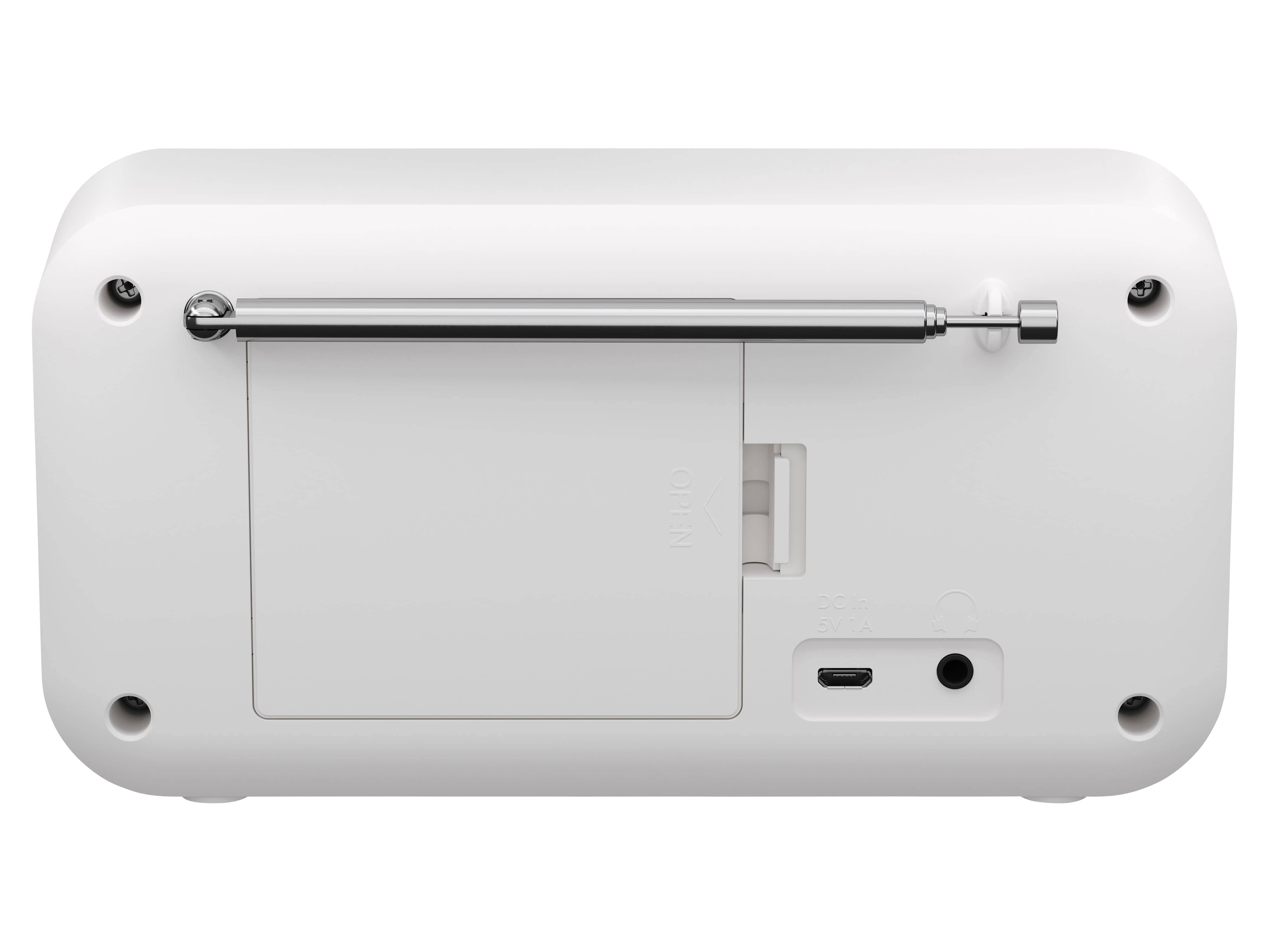 SHARP DAB+/FM Radio DR-P420, USB, Bluetooth, weiß