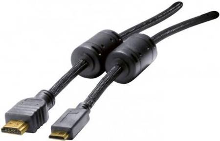 Mini HDMI Kabel, High Speed HDMI, vergoldet, HDMI St