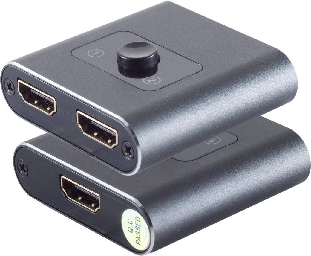 shiverpeaks ®-PROFESSIONAL--HDMI Umschalter 2x1, bidirektional, Metall, 4K2K (SP05-02010)