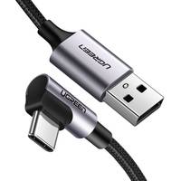 UGREEN - 50941 - 0,91 m - USB A - USB C - USB 2.0 - 0,48 Gbit/s - Schwarz - Silber