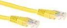 ACT Yellow 5 meter LSZH U/UTP CAT6 patch cable with RJ45 connectors