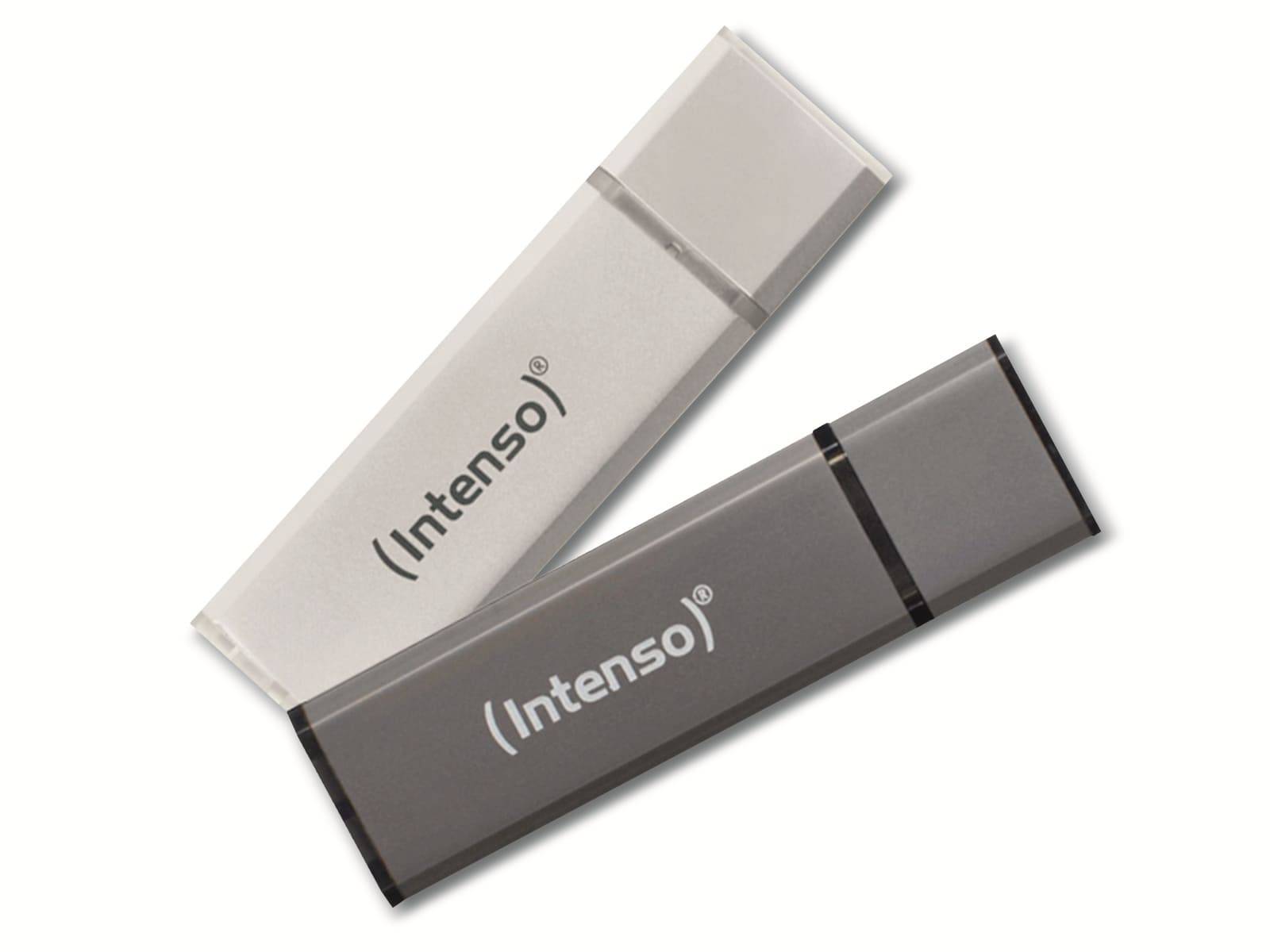 INTENSO USB-Stick Alu Line 3521480 USB 2.0 32GB 2er Pack