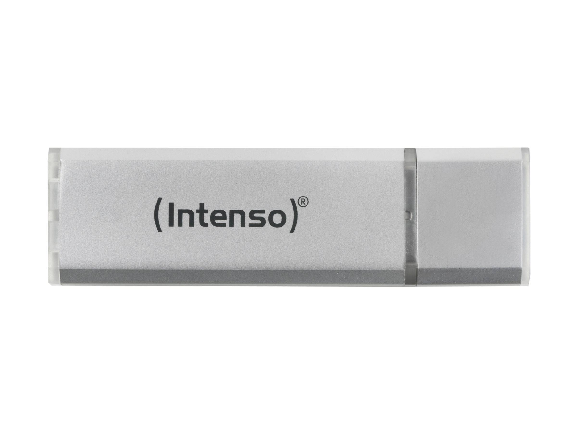 Intenso Alu Line - USB-Flash-Laufwerk - 16 GB - USB 2.0 - Silber (Packung mit 3)
