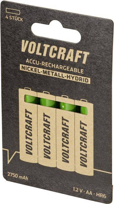 VOLTCRAFT HR6 SE Mignon (AA)-Akku NiMH 2750 mAh 1.2 V 4 St