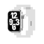 Apple Watch 38/40/41mm Silikon Sportarmband in S/M - Weiß