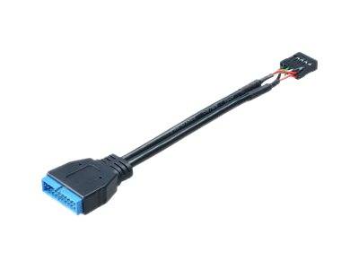 Akasa Interner USB-Adapter - 9-poliger USB-Header (W)