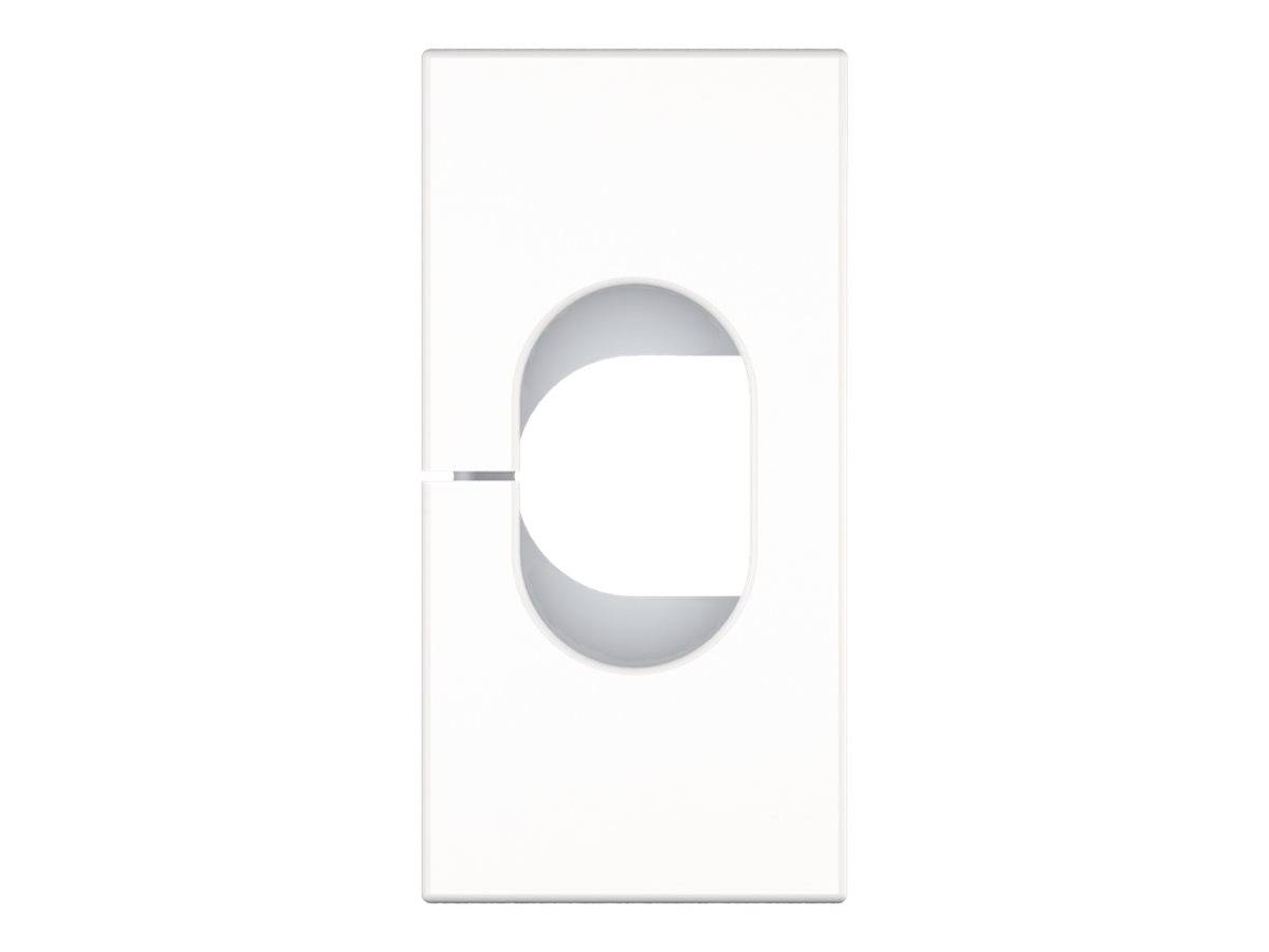 Kindermann Konnect flex 45 click Cable Outlet 12 - Frontabdeckung - weiß - RAL 9