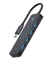 Rapoo UCH-4001, USB Typ-C, USB 3.2 Gen 1 (3.1 Gen 1), Männlich, Schwarz, 0,017 m, 5 Gbit/s