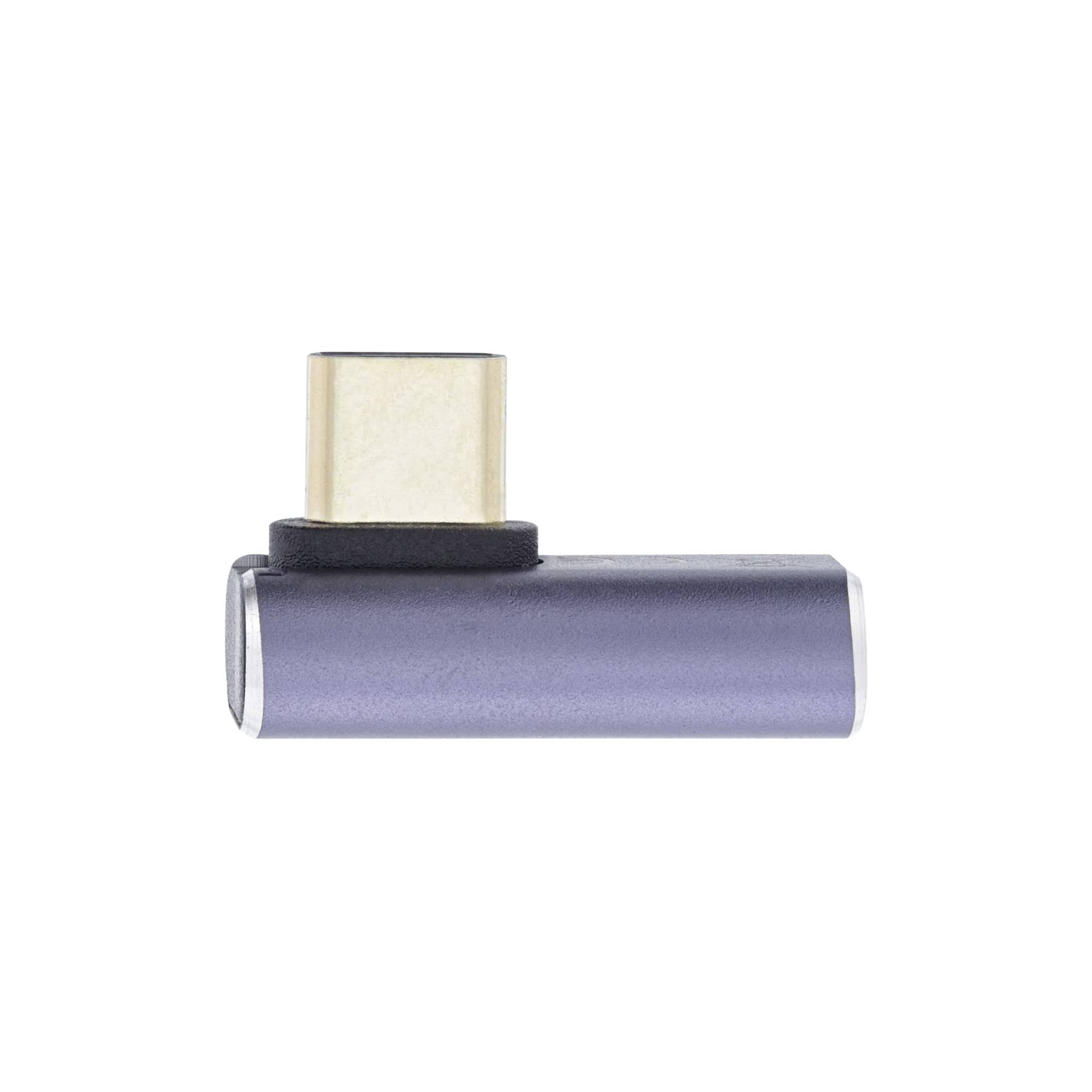 INLINE - USB4 Adapter - USB-C Stecker/Buchse vertikal rechts/links gewinkelt