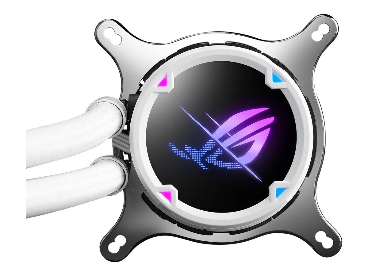 ASUS ROG STRIX LC II 240 ARGB - White Edition - Prozessor-Flüssigkeitskühlsystem - Kühlergröße: 240 mm - (für: LGA2011-3