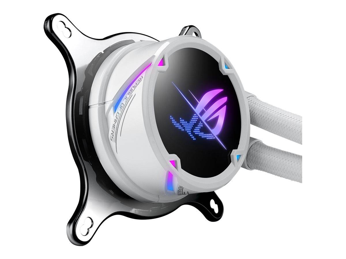 ASUS ROG STRIX LC II 240 ARGB - White Edition - Prozessor-Flüssigkeitskühlsystem - Kühlergröße: 240 mm - (für: LGA2011-3