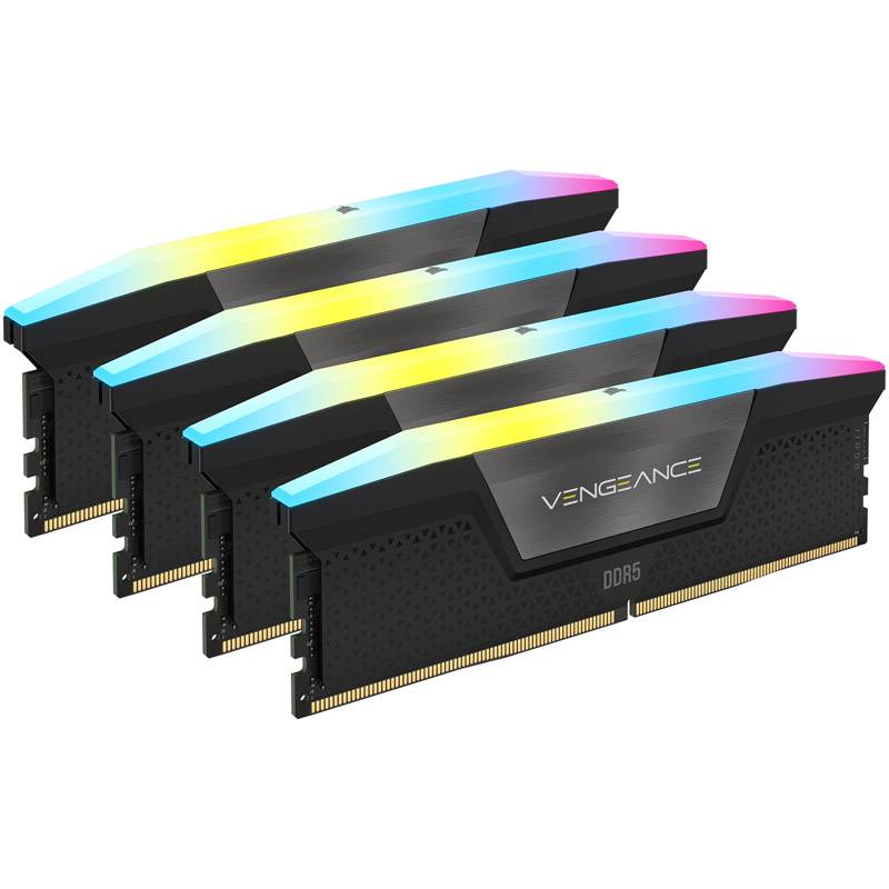 DIMM 192 GB DDR5-5200 4x 48 GB Quad-Kit schwarz CMH192GX5M4B5200C38 Vengeance RGB INTEL XMP