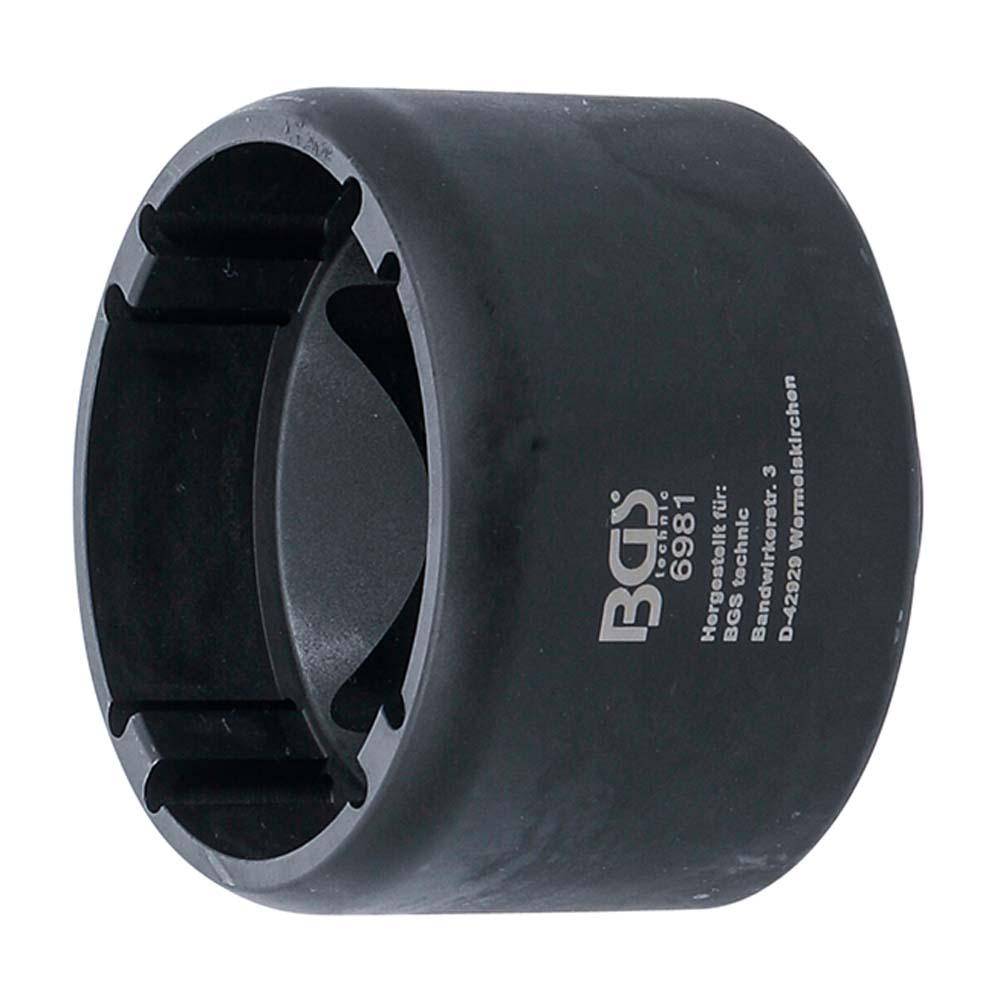Getriebe-Nutmutter-Einsatz - für Scania 310 / 320 - Innenvierkant - Länge 65 mm