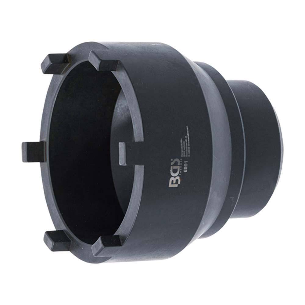 Hinterachs-Nutmuttern-Schlüssel - für Mercedes-Benz, MAN 10/13 t NR7/4 - Innenvierkant - SW 101 mm