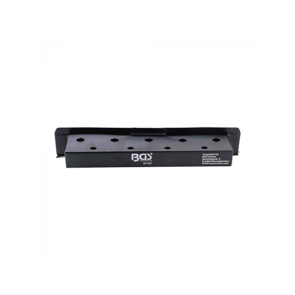 Magnet-Schraubendreherhalter - Maße (L x B x T) 240 x 48 x 28 mm - für max. 9 Schraubendreher