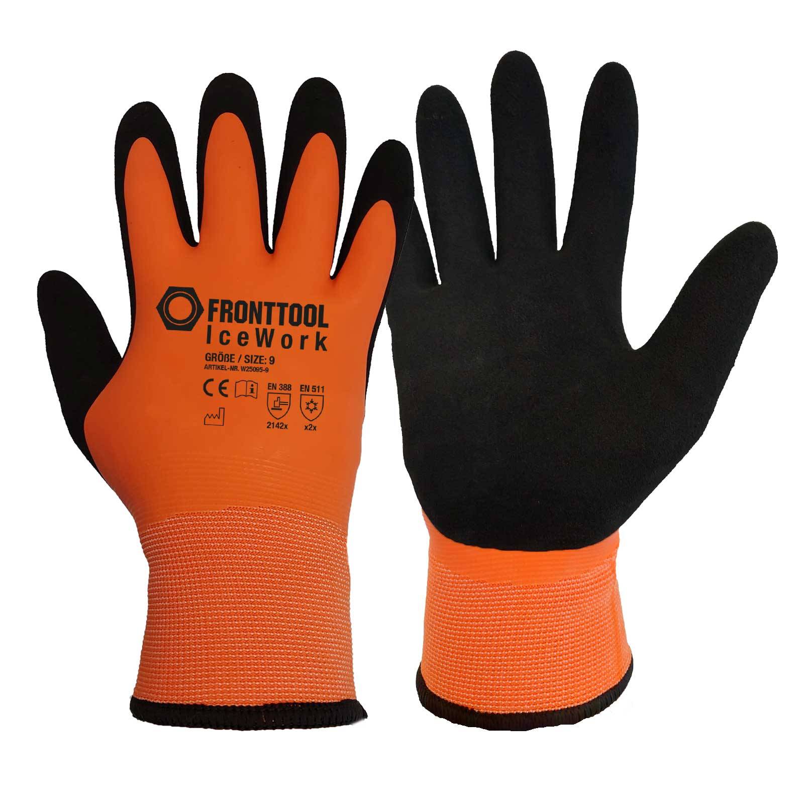 FRONTTOOL Kälteschutzhandschuhe IceWork - Größe:9