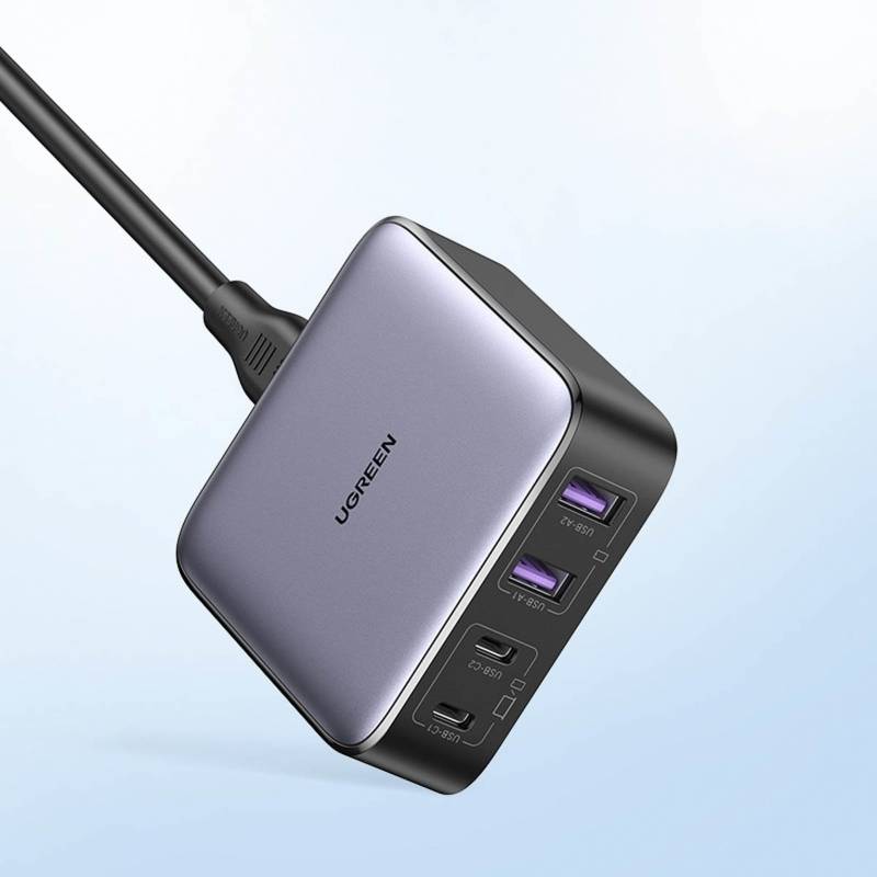 Nexode 65W USB C Ladegerät GaN USB-C Netzteil 4 Port PD Charger