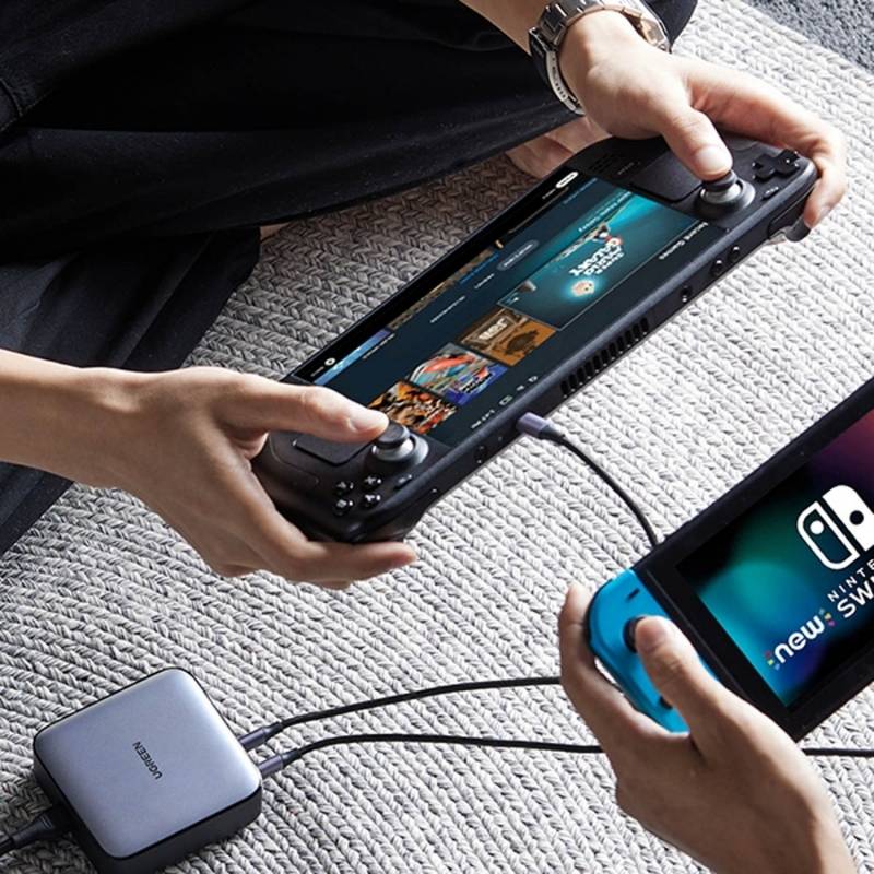 Nexode 100W USB C Ladegerät GaN Mehrfach USB-C Netzteil 4-Port