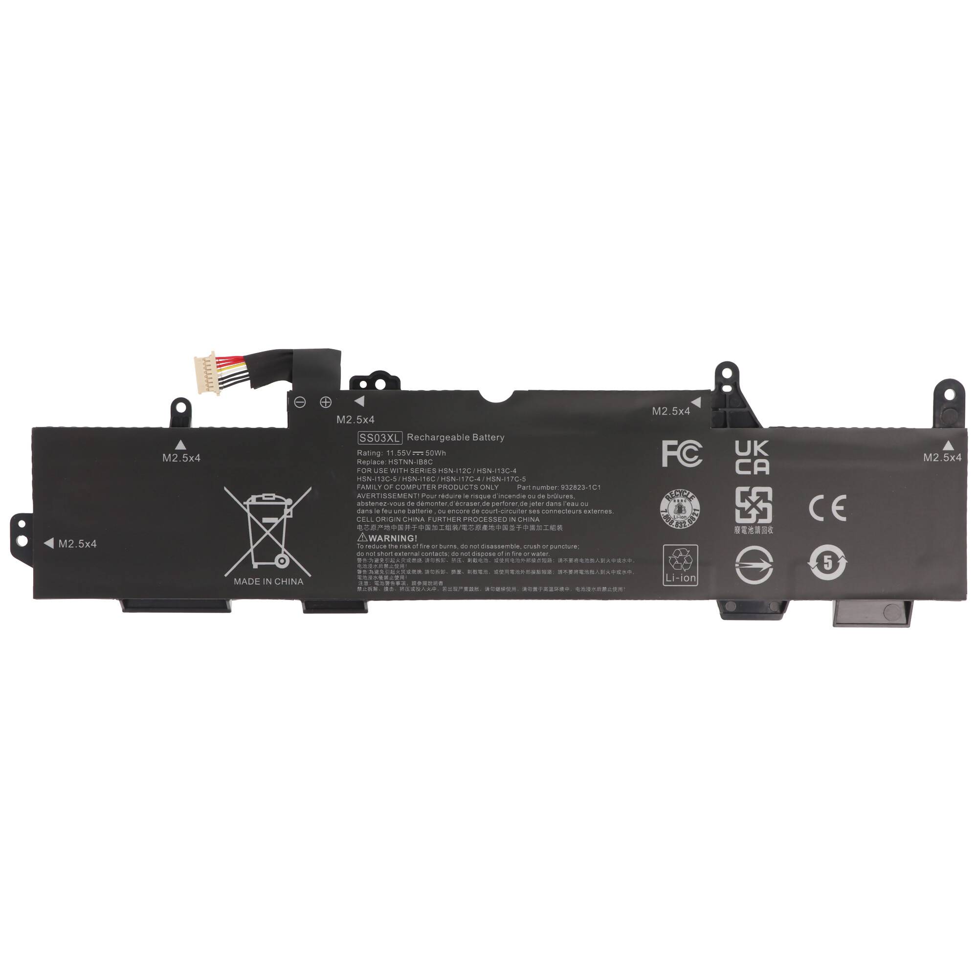 Akku passend für HP Elitebook 735 G, Li-Polymer, 11,55V, 4330mAh, 50Wh