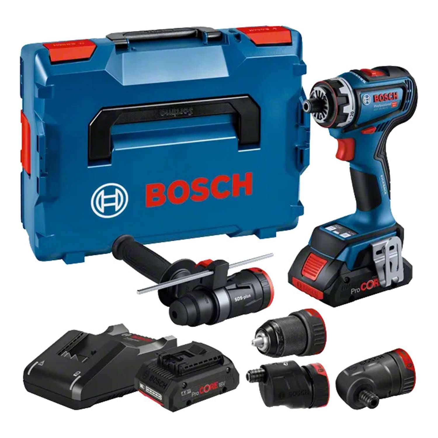 Bosch Professional GSR 18V-90 FC 06019K6200 Akku-Bohrschrauber 18V Li-Ion inkl. 2. Akku, inkl. Ladegerät, inkl. Koffer