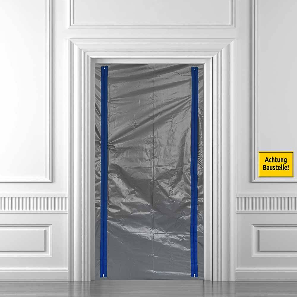 Reißverschluss selbstklebend (blau) 215 x 7,5 cm