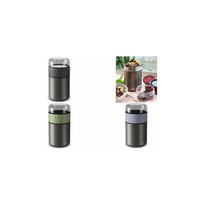 alfi Isolier-Speisegefäß ENDLESS FOOD MUG, schwarz/lavendel