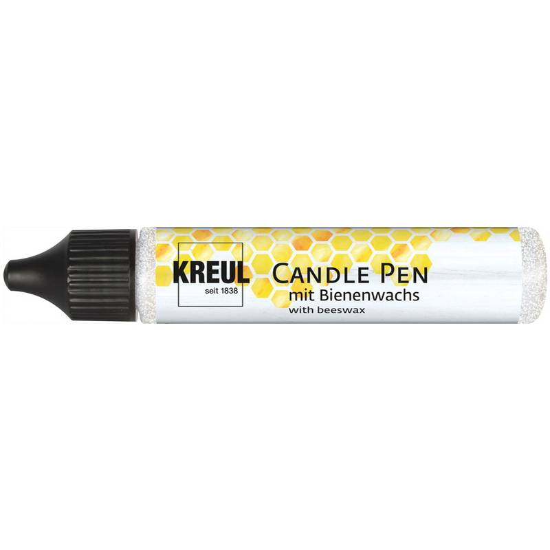 KREUL Candle Pen, glitter-silber, 29 ml