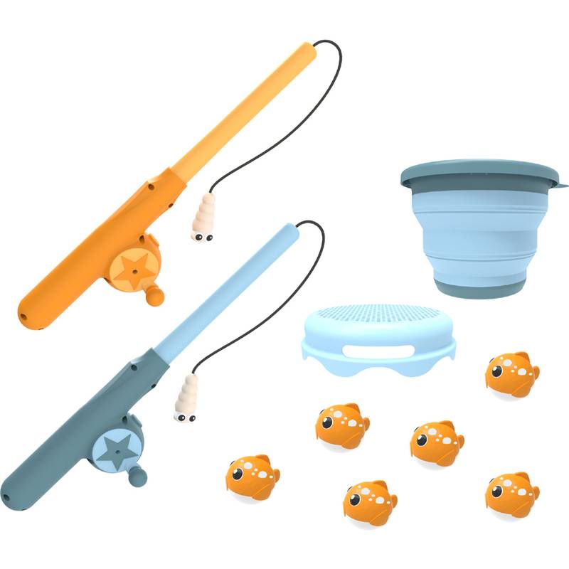 SCHILDKRÖT Angelspiel "Fishing Game", blau / orange