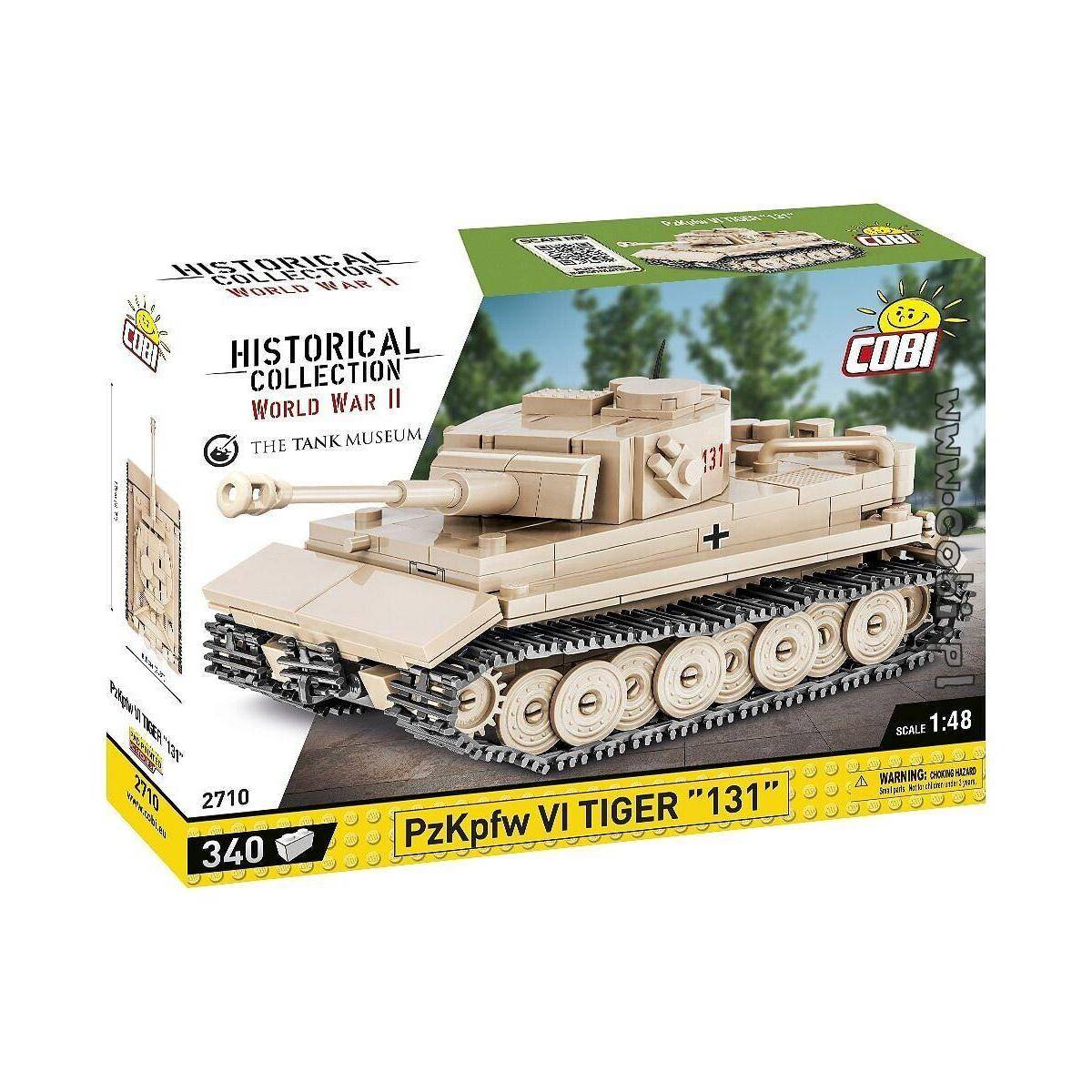 COBI-2710 - PANZER VI TIGER 131. Modell, 340 Teile, ab 7 Jahren