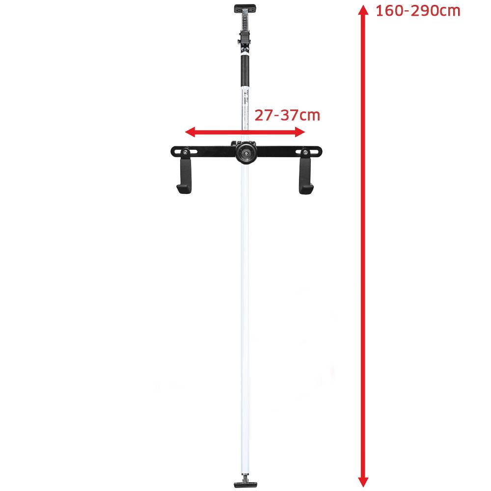 Fahrrad Halterung Fahrradmontageständer Fahrradaufhängung 1 Halter inkl. AB290 (Weiß)