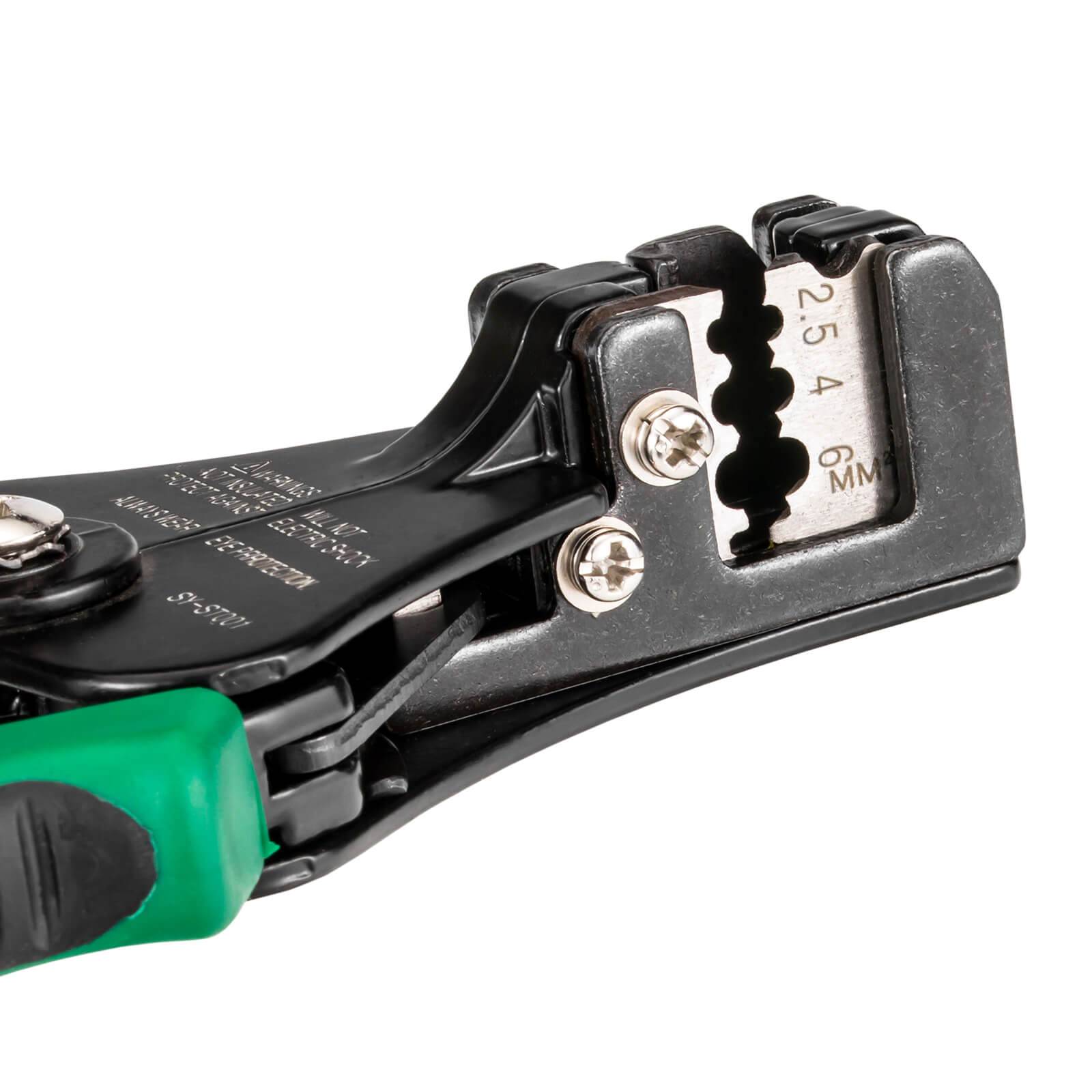 hb-digital Abisolierzange für Kabeladern 2,5 /4,0 /6,0mm² Solarkabel Abisolierwerkzeug