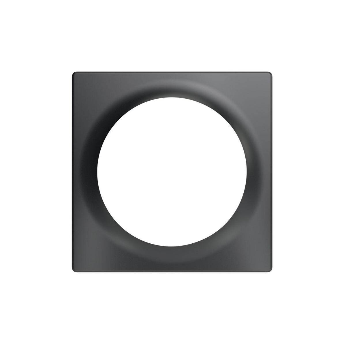 FIB_FGWXPP-0001B - Einfach-Abdeckplatte für Geräte der Walli-Serie, schwarz