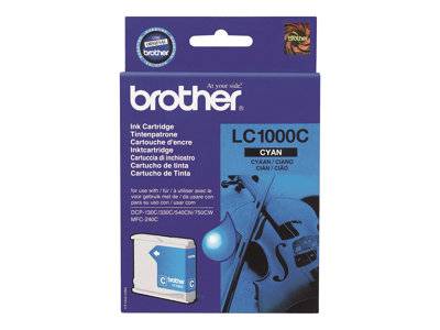 BROTHER LC1000C Tinte cyan 400Seiten Drucken, Scannen & Verbrauchsmaterial Verbrauchsmaterialien - &