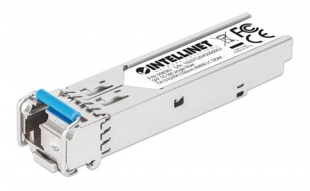 INTELLINET Gigabit SFP-Modul / Mini-GBIC Transceiver WDM bidirektional für LWL-Kabel Aktive