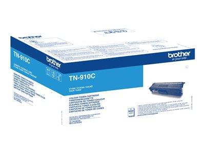 BROTHER TN-910C Tonerkassette Cyan HC Drucken, Scannen & Verbrauchsmaterial Verbrauchsmaterialien -