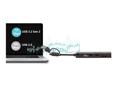 I-TEC USB-C Metal HUB 2xUSB 3.0 2xUSB-C Notebook, PC & Tablet Optionen & Zubehör für Tablets