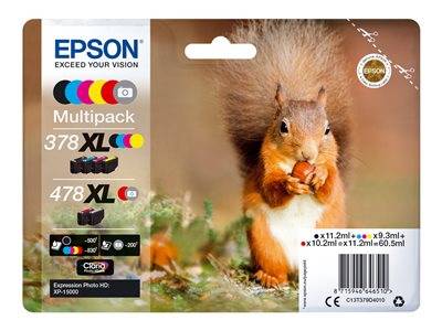 EPSON 1LB Multipack 6 colours 378XL Drucken, Scannen & Verbrauchsmaterial Verbrauchsmaterialien - &