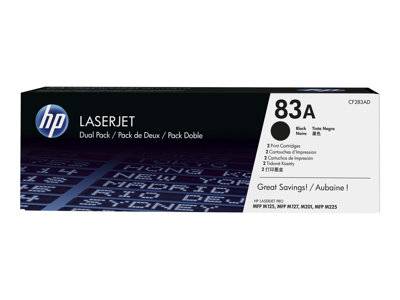 Verpackung der Tonerkartusche „HP LaserJet 83A Dual Pack