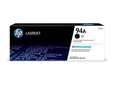 HP 94A Schwarze Tonerkartusche für LaserJet-Drucker, ausgestattet mit JetIntelligence für verbesserte Leistung und Schutz.