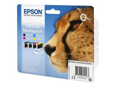 EPSON 2LB T0715 ink cartridge black Drucken, Scannen & Verbrauchsmaterial Verbrauchsmaterialien - &