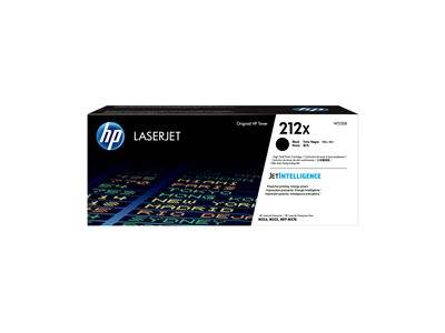 Die Abbildung zeigt die Verpackung der HP LaserJet 212X Schwarztonerkassette.
