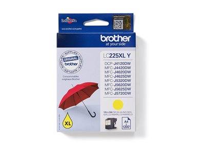 BROTHER LC225XLY Tinte yellow 1200Seiten Drucken, Scannen & Verbrauchsmaterial Verbrauchsmaterialien