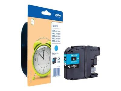 BROTHER LC125XLC Tinte cyan 1200Seiten Drucken, Scannen & Verbrauchsmaterial Verbrauchsmaterialien