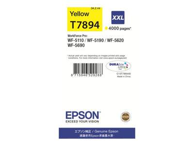 EPSON 1LB T7894 ink cartridge yellow Drucken, Scannen & Verbrauchsmaterial Verbrauchsmaterialien - &